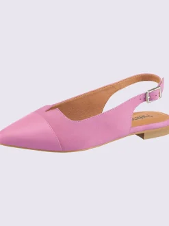 Ballerines ouvertes à l'arrière de fabrication portugaise