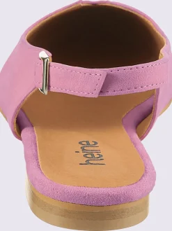 Ballerines ouvertes à l'arrière de fabrication portugaise