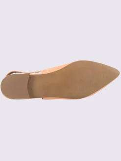 Ballerines ouvertes à l'arrière de fabrication portugaise