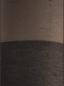 Bas cuissardes à rayures noires raffinées