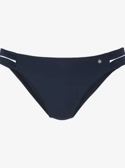 Bas de maillot de bain avec bandes latérales larges en microfibre douce