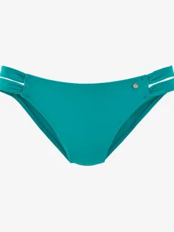 Bas de maillot de bain avec bandes latérales larges en microfibre douce