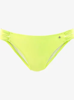Bas de maillot de bain avec bandes latérales larges en microfibre douce
