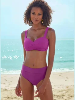 Bas de maillot de bain avec ceinture et qualité microfibre douce