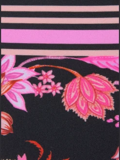 Bas de maillot de bain avec ceinture haute et imprimé floral
