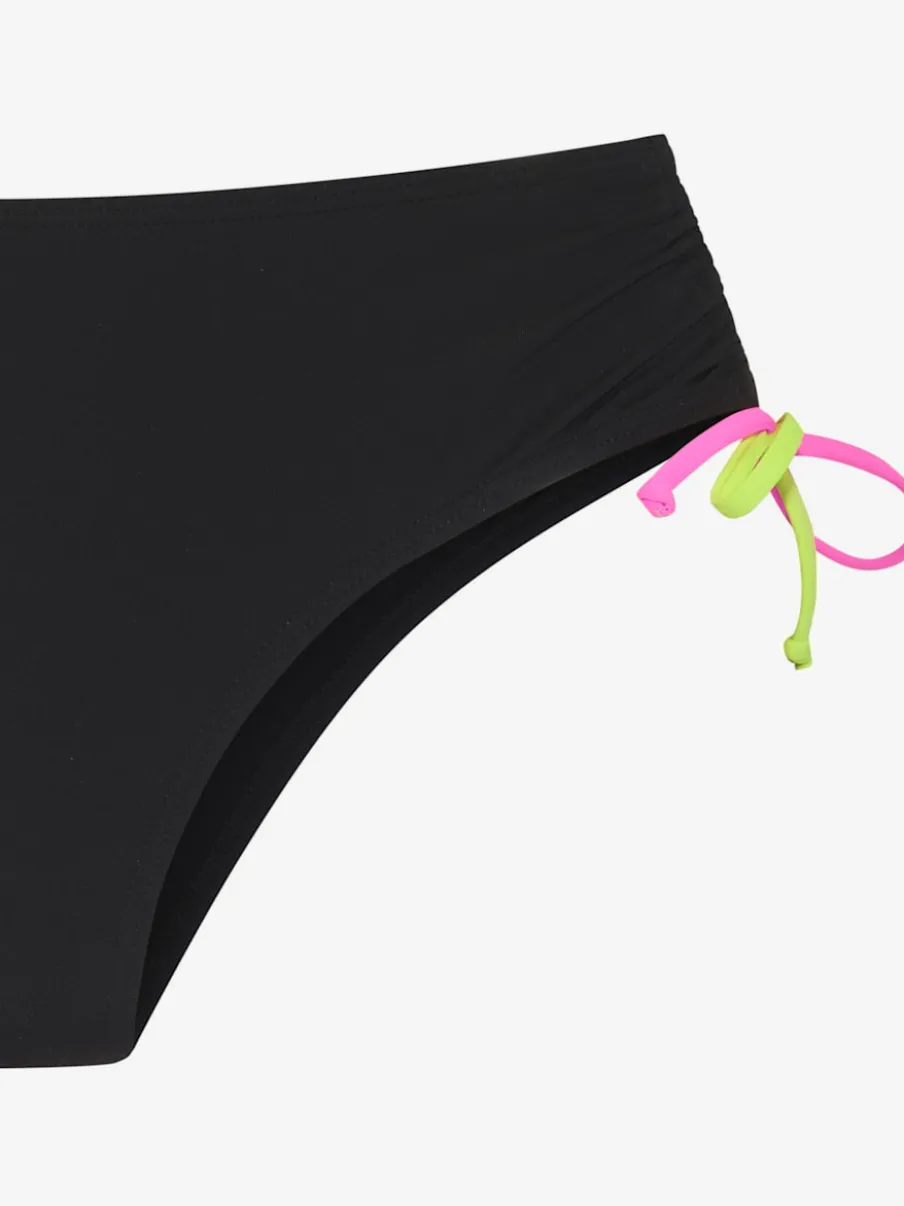 Bas de maillot de bain avec détails fluos contrastés et finition soignée