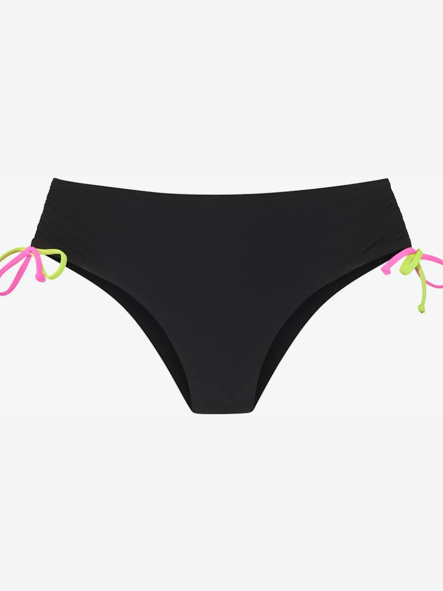 Bas de maillot de bain avec détails fluos contrastés et finition soignée