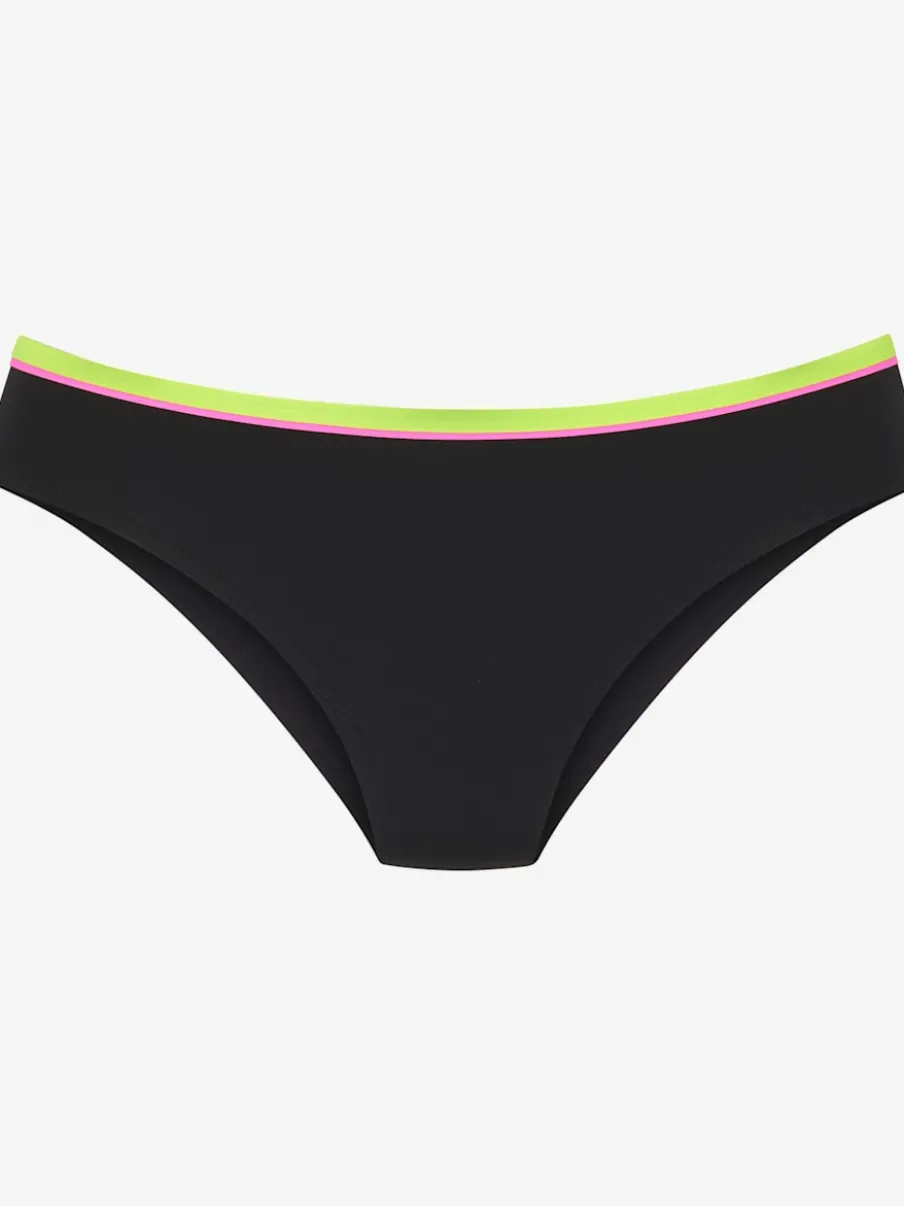 Bas de maillot de bain avec détails fluos contrastés et tissu doux