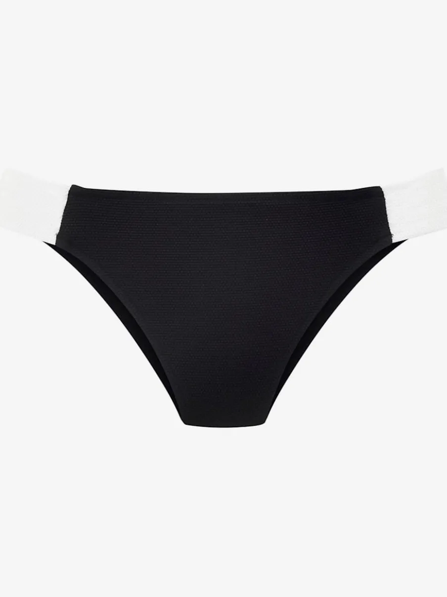 Bas de maillot de bain avec empiècements contrastés en polyamide recyclé