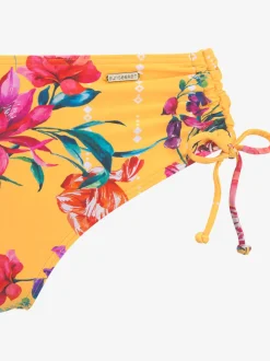 Bas de maillot de bain avec impression florale et barrette ajustable