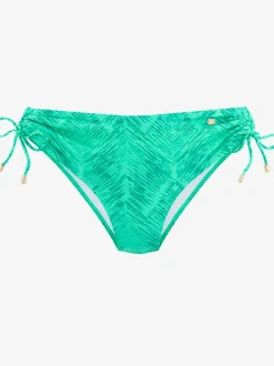 Bas de maillot de bain avec imprimé graphique et détails raffinés