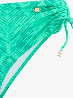 Bas de maillot de bain avec imprimé graphique et détails raffinés
