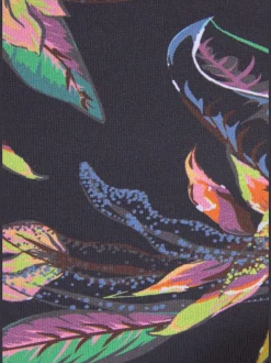 Bas de maillot de bain avec imprimé floral et liens à nouer