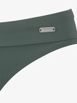 Bas de maillot de bain avec large ceinture à revers et microfibre douce