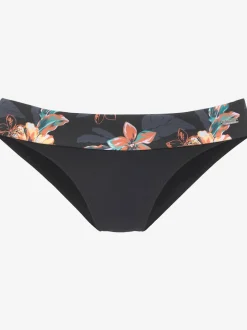 Bas de maillot de bain avec motif floral et ceinture originale