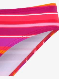 Bas de maillot de bain avec rayures estivales et coupe classique