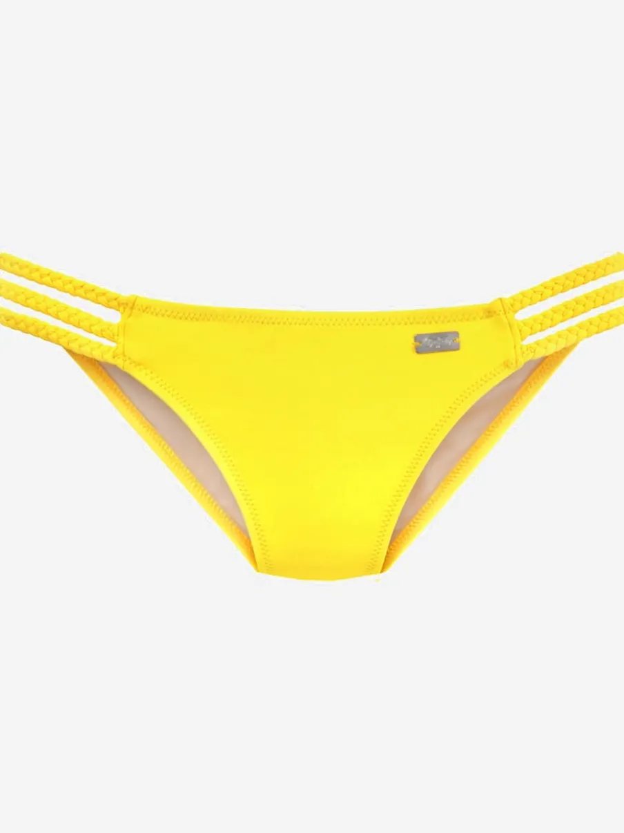 Bas de maillot de bain avec trois rubans tressés sur les côtés