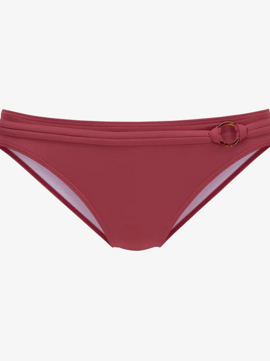 Bas de maillot de bain à ceinture fantaisie et anneau décoratif