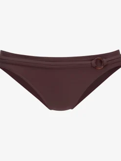 Bas de maillot de bain à ceinture fantaisie et anneau décoratif