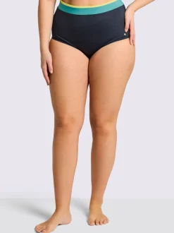 Bas de maillot de bain ceinture extra-haute