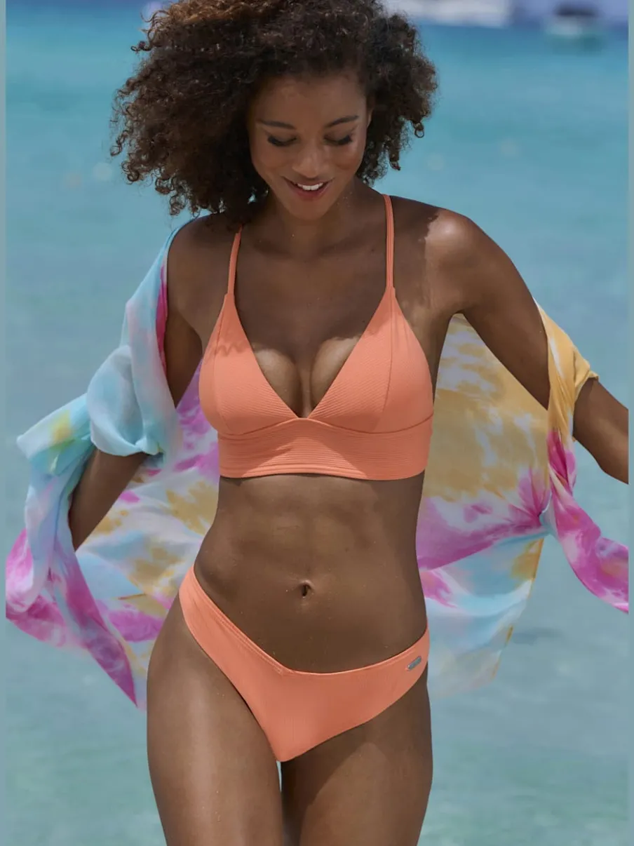 Bas de maillot de bain échancré avec ceinture en V devant