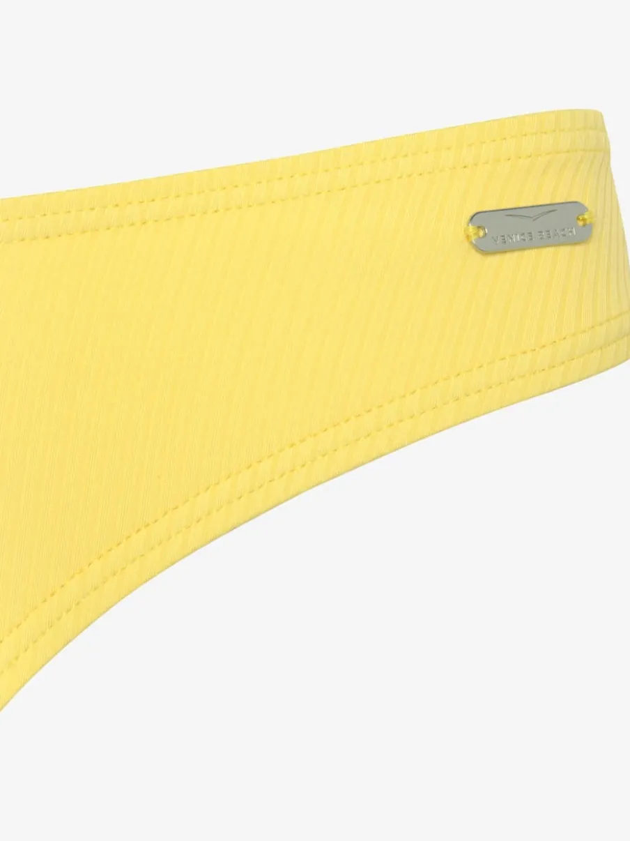 Bas de maillot de bain échancré avec ceinture en V devant