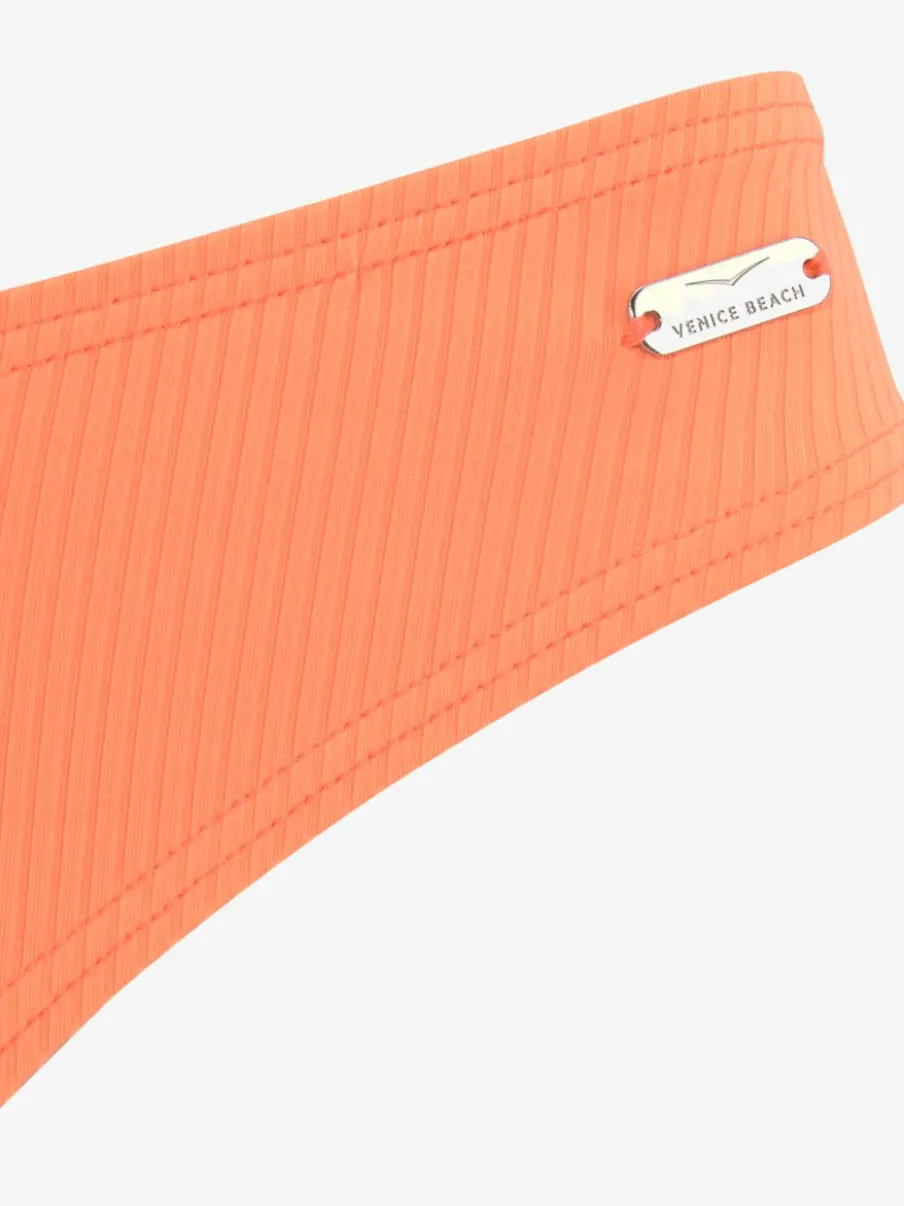 Bas de maillot de bain échancré avec ceinture en V devant