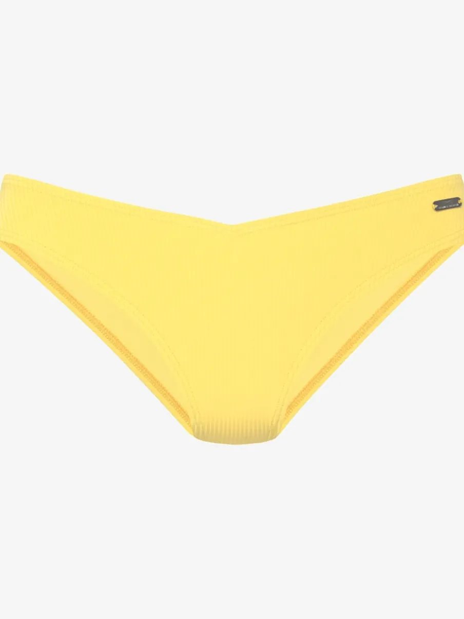 Bas de maillot de bain échancré avec ceinture en V devant