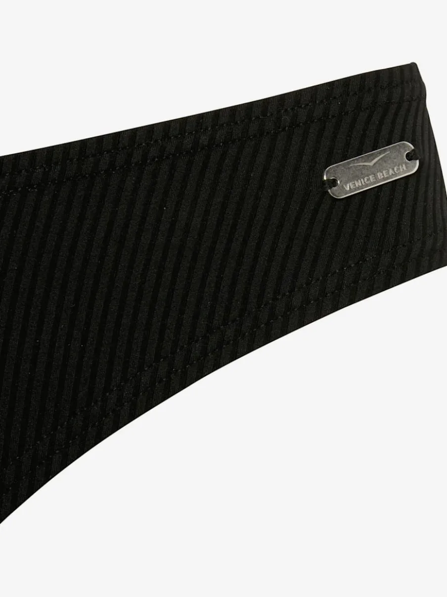 Bas de maillot de bain échancré avec ceinture en V devant