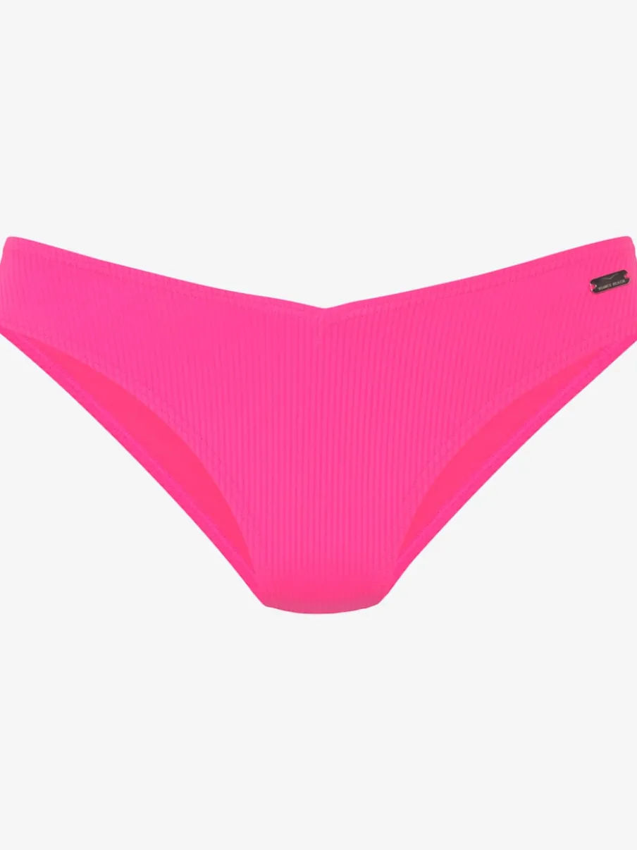Bas de maillot de bain échancré avec ceinture en V devant