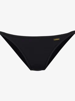 Bas de maillot de bain échancré avec couture latérale en microfibre douce