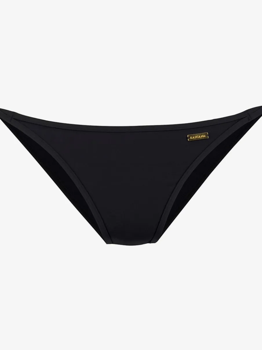 Bas de maillot de bain échancré avec couture latérale en microfibre douce