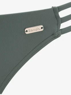 Bas de maillot de bain échancré avec détails en microfibre douce