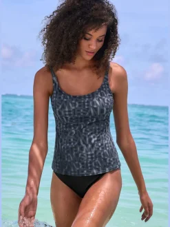 Bas de maillot de bain classique avec empiècements en polyamide recyclé