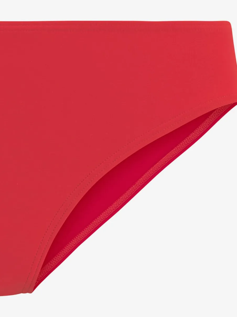 Bas de maillot de bain classique à enfiler avec élastique et empiècements en polyamide recyclé