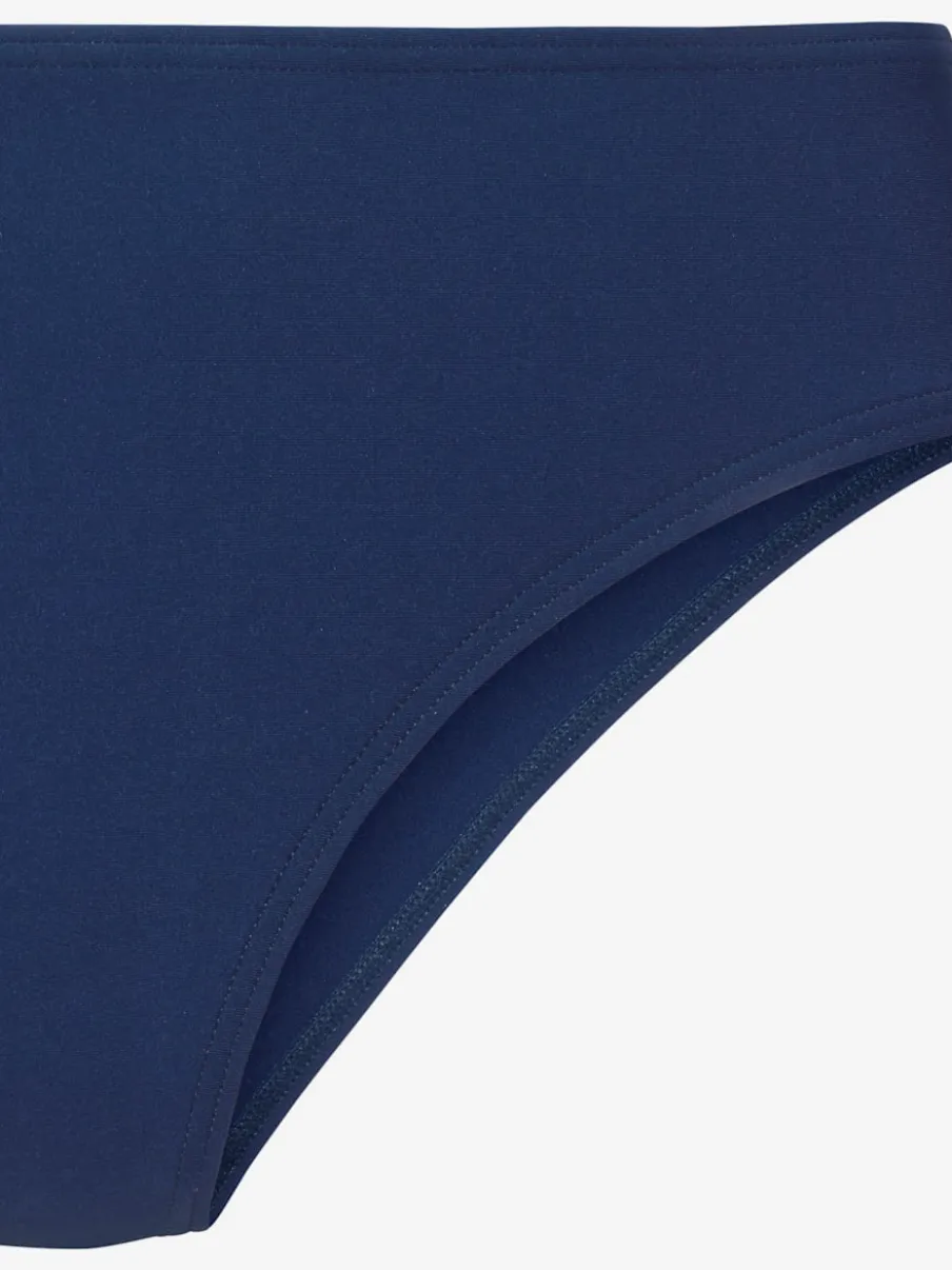 Bas de maillot de bain classique à enfiler avec élastique et empiècements en polyamide recyclé