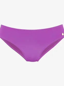 Bas de maillot de bain classique en microfibre douce avec détails raffinés