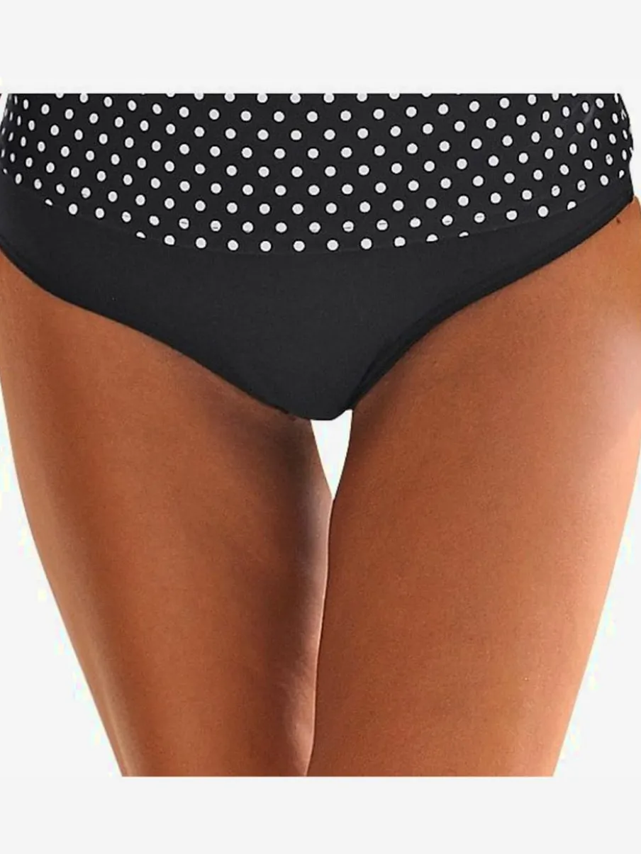 Bas de maillot de bain classique avec coupe extra large et détails raffinés