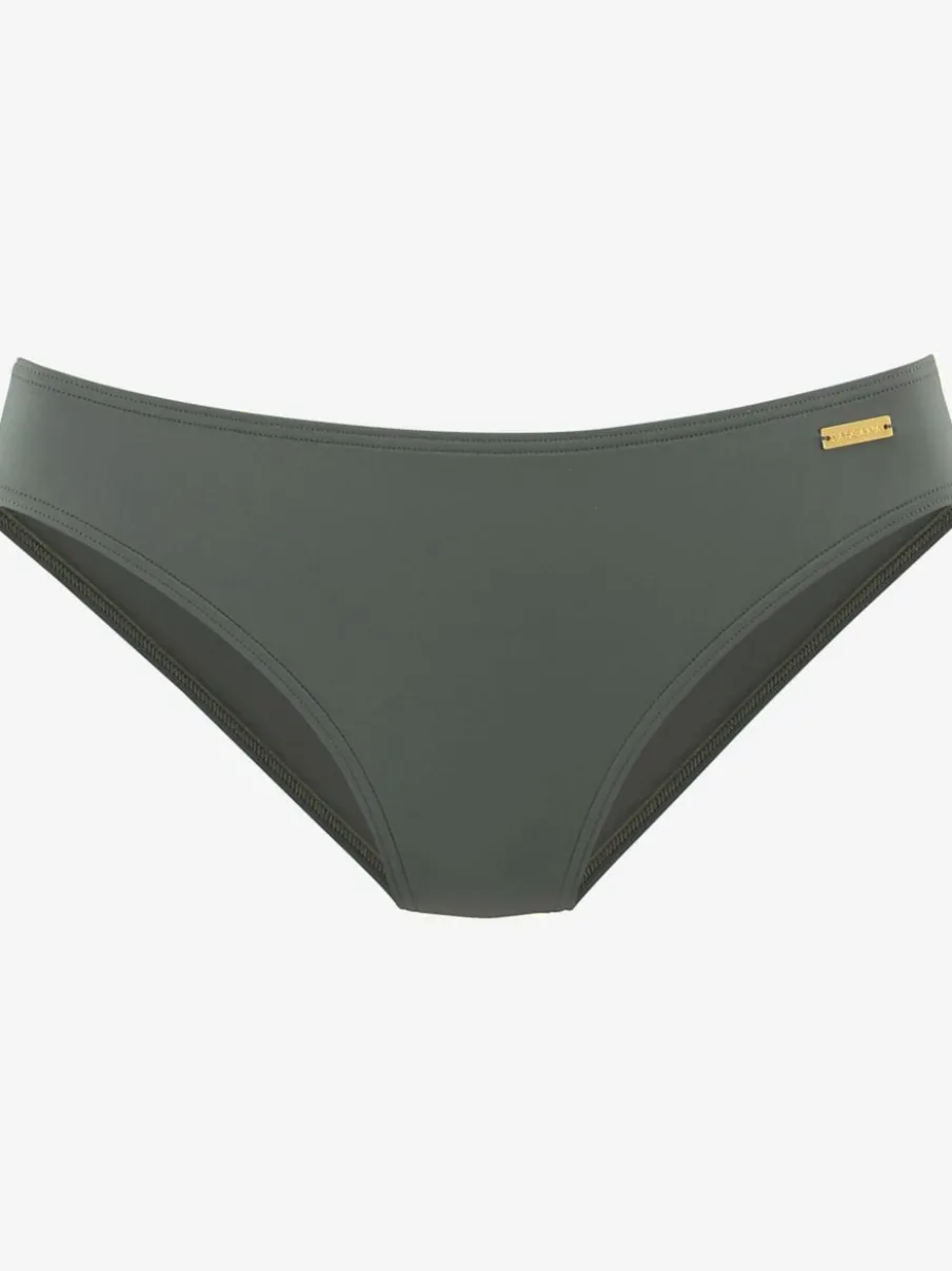 Bas de maillot de bain classique en microfibre douce avec motifs floraux