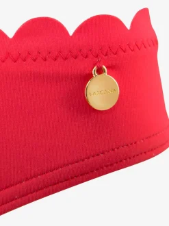 Bas de maillot de bain classique en microfibre douce avec bordure cocotte