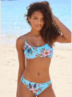 Bas de maillot de bain classique à motifs floraux et confortables