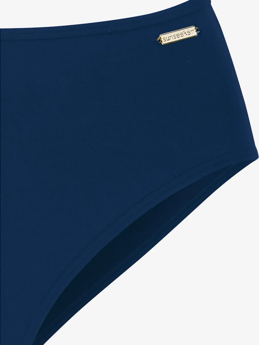 Bas de maillot de bain à coupe classique avec empiècements en polyamide recyclé