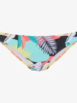 Bas de maillot de bain à design tropical avec coupe classique et matière recyclée