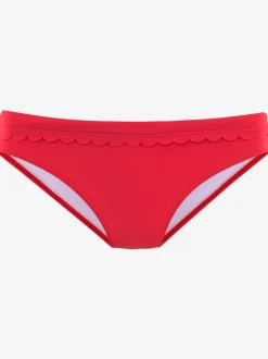 Bas de maillot de bain en microfibre douce avec bords ondulés