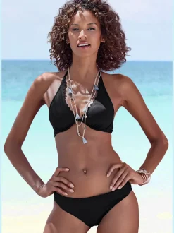 Bas de maillot de bain en microfibre douce avec bords ondulés