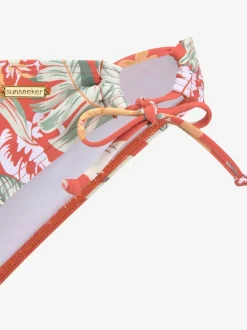 Bas de maillot de bain en microfibre avec imprimé tropical