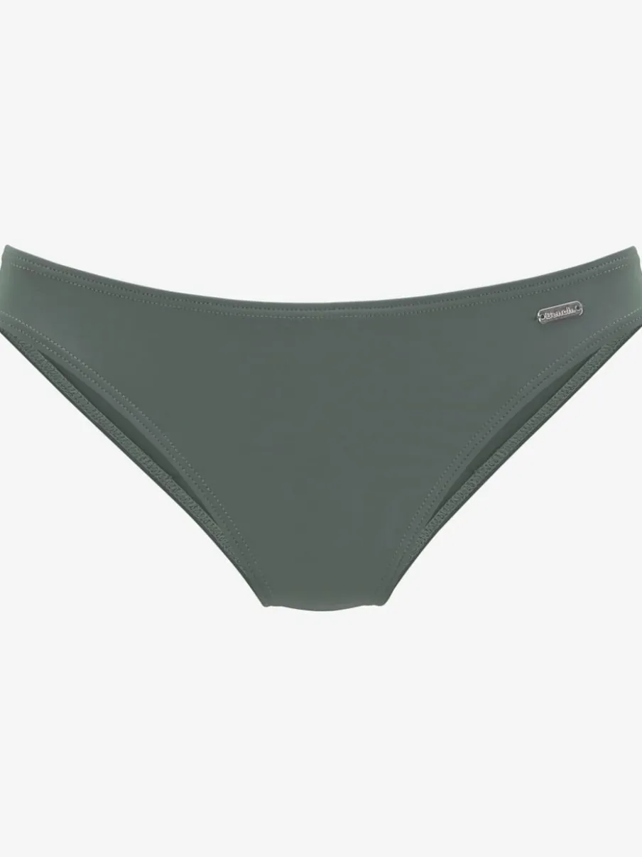Bas de maillot de bain en microfibre douce à coupe classique avec doublure polyester