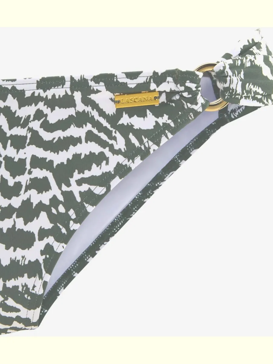Bas de maillot de bain en polyamide avec anneaux latéraux