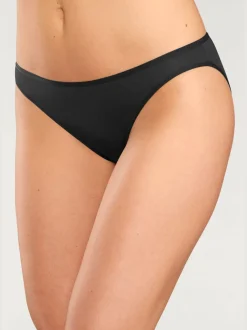 Bas de maillot de bain finitions élastiques et plates à la taille et aux échancrures