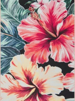 Bas de maillot de bain floral à coupe classique en polyamide recyclé